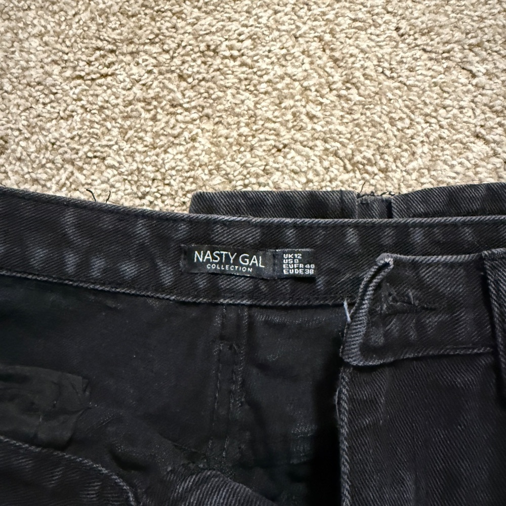 Black Split Hem Jeans - image 6